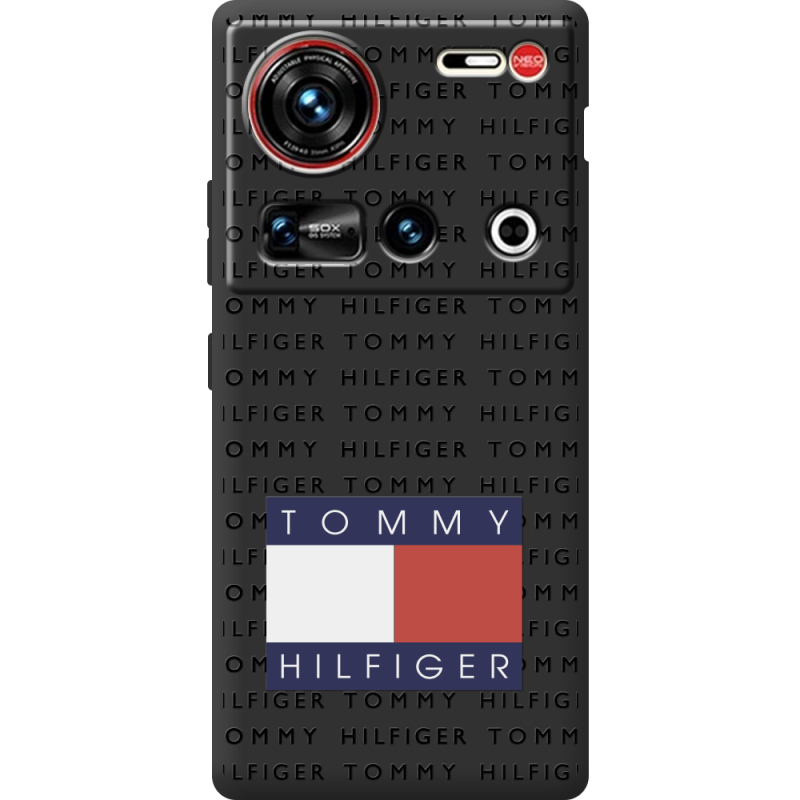 Чорний чохол BoxFace Nubia Z70 Ultra Tommy Print