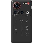 Чорний чохол BoxFace Nubia Z70 Ultra Minimalistic