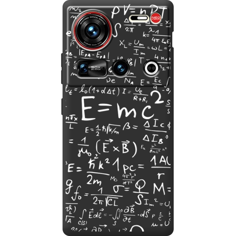 Чорний чохол BoxFace Nubia Z70 Ultra E=mc2