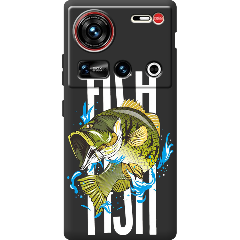 Чорний чохол BoxFace Nubia Z70 Ultra Fish