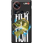 Чорний чохол BoxFace Nubia Z70 Ultra Fish