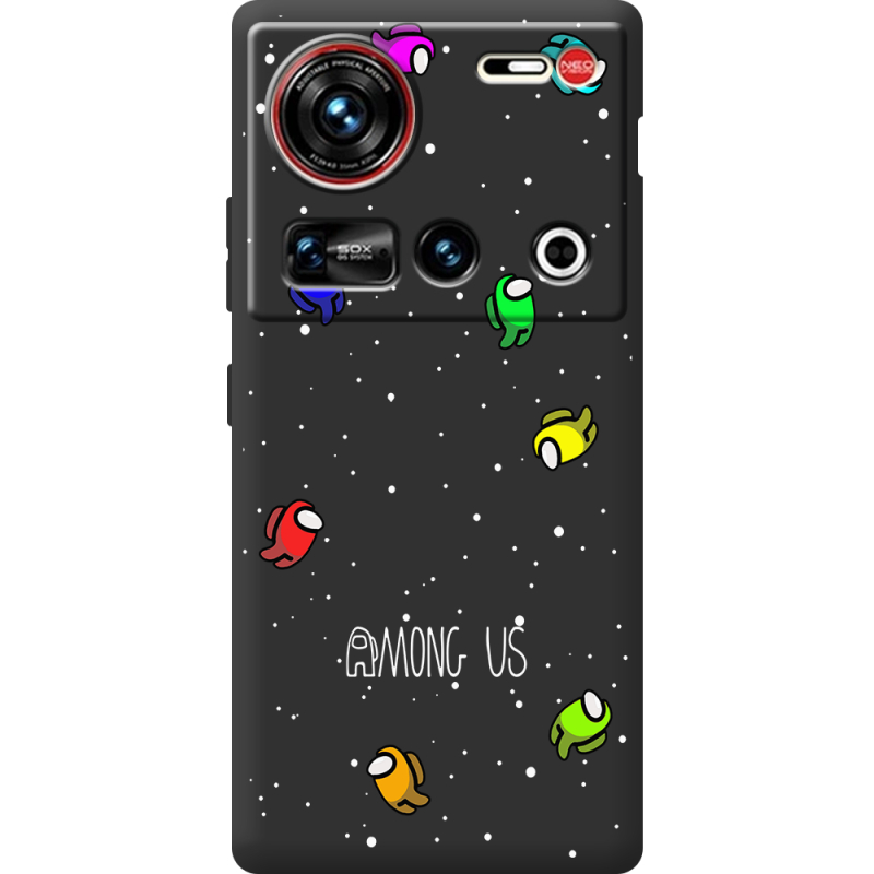 Чорний чохол BoxFace Nubia Z70 Ultra Among Us Invisible