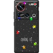 Чорний чохол BoxFace Nubia Z70 Ultra Among Us Invisible