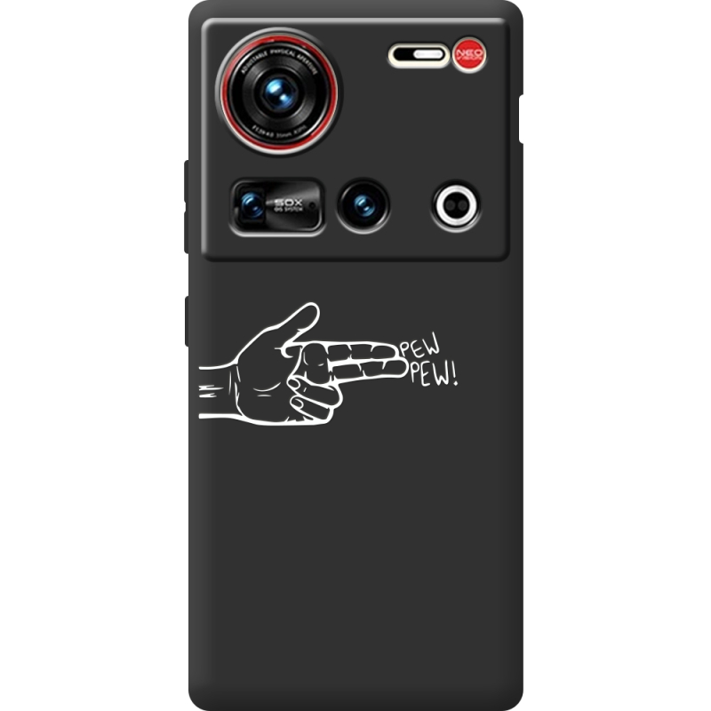 Чорний чохол BoxFace Nubia Z70 Ultra Pew Pew