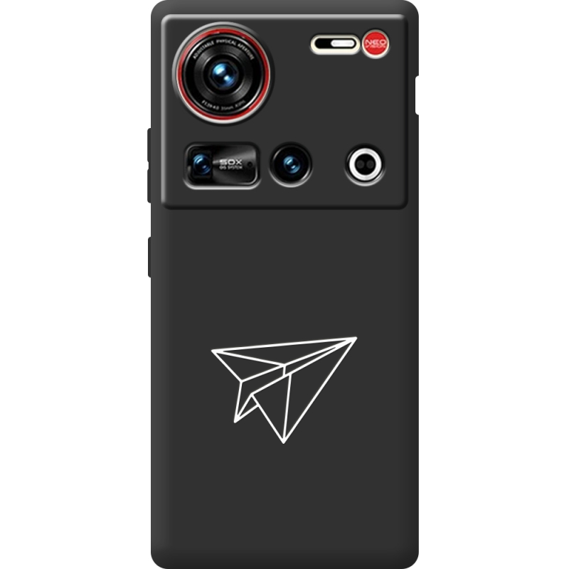 Чорний чохол BoxFace Nubia Z70 Ultra Paper Plane