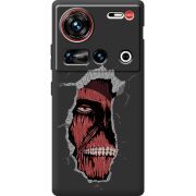 Чорний чохол BoxFace Nubia Z70 Ultra Нападение на Титана