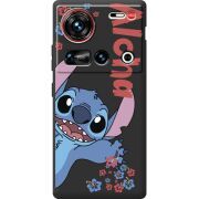 Чорний чохол BoxFace Nubia Z70 Ultra Гавайський гість Stich