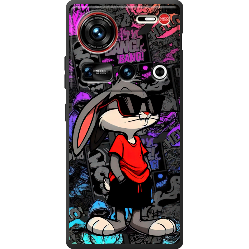 Чорний чохол BoxFace Nubia Z70 Ultra Малий вухань