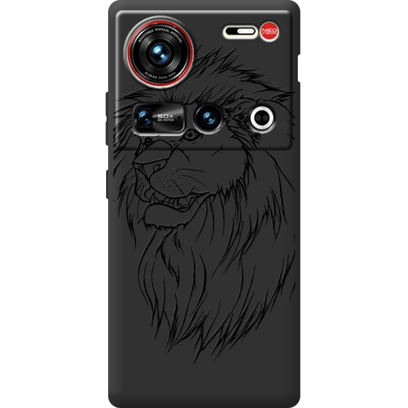 Чорний чохол BoxFace Nubia Z70 Ultra Lion