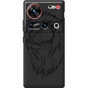 Чорний чохол BoxFace Nubia Z70 Ultra Lion