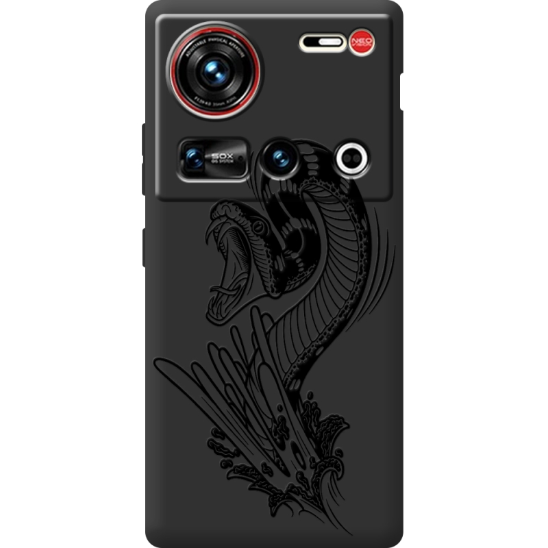 Чорний чохол BoxFace Nubia Z70 Ultra Snake