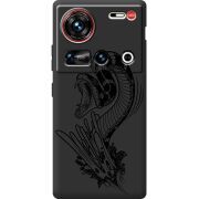 Чорний чохол BoxFace Nubia Z70 Ultra Snake
