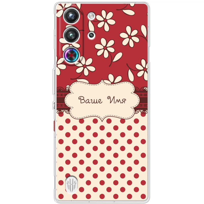 Чохол BoxFace Nubia RedMagic 10 Pro Именной Polka Dots