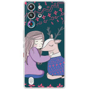 Чохол BoxFace Nubia RedMagic 10 Pro Girl and deer