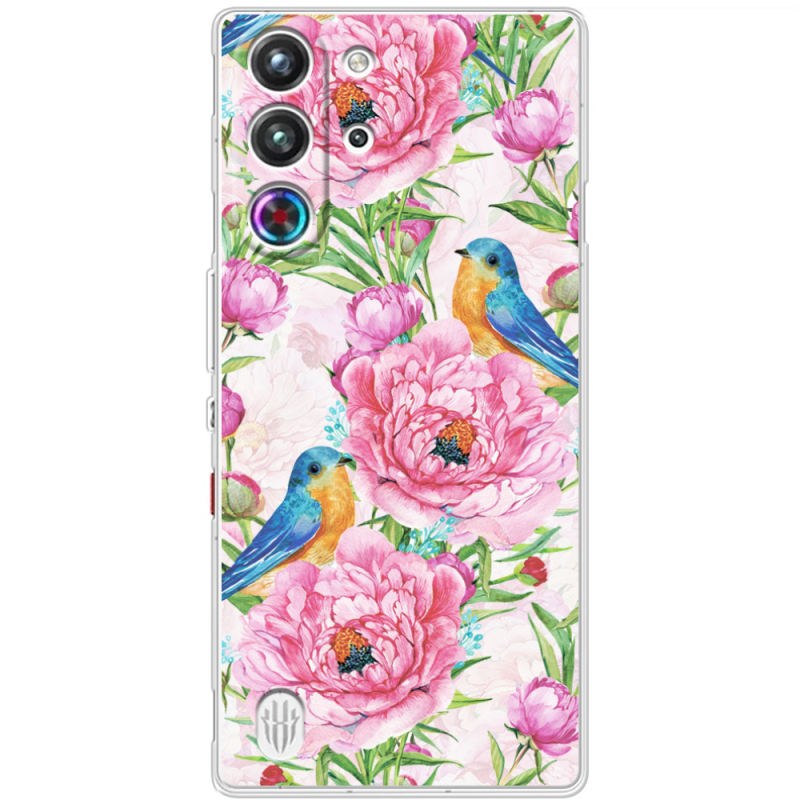 Чохол BoxFace Nubia RedMagic 10 Pro Birds and Flowers