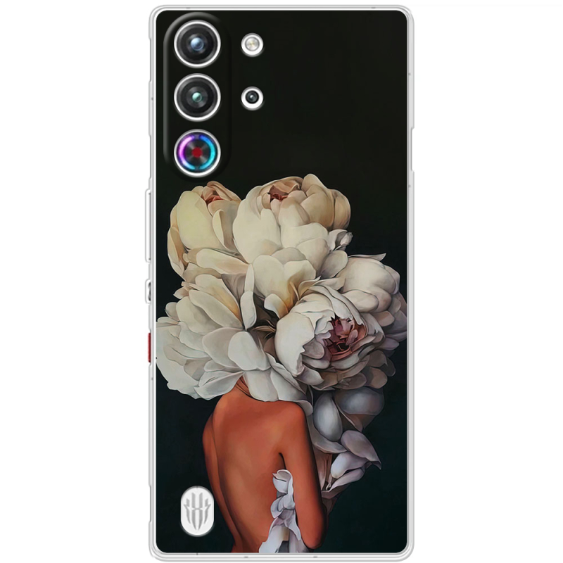 Чохол BoxFace Nubia RedMagic 10 Pro Exquisite White Flowers