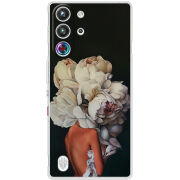 Чохол BoxFace Nubia RedMagic 10 Pro Exquisite White Flowers