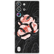 Чохол BoxFace Nubia RedMagic 10 Pro Snake Rose