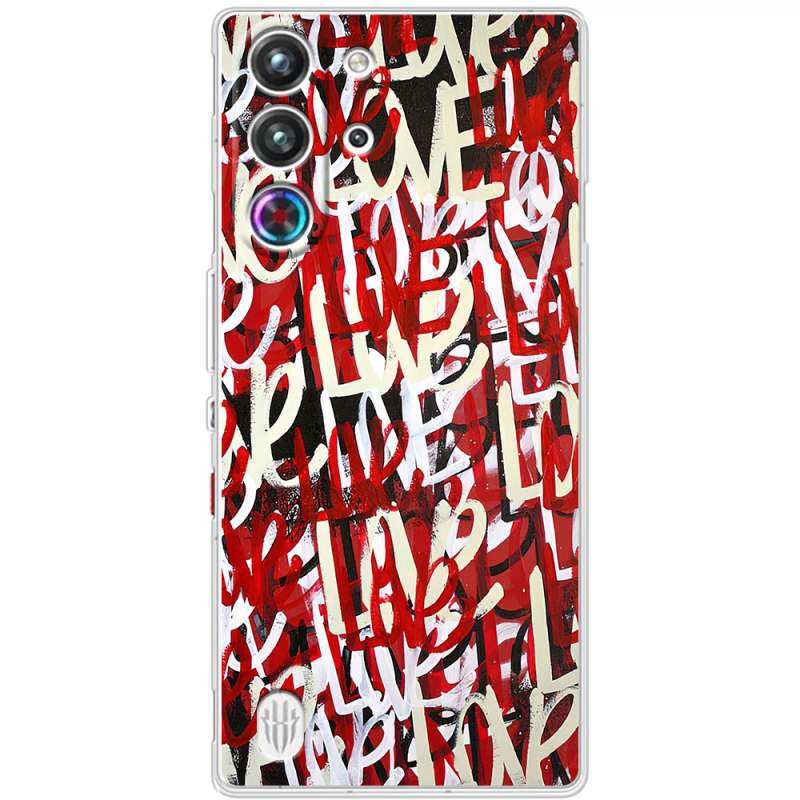 Чохол BoxFace Nubia RedMagic 10 Pro Love Graffiti