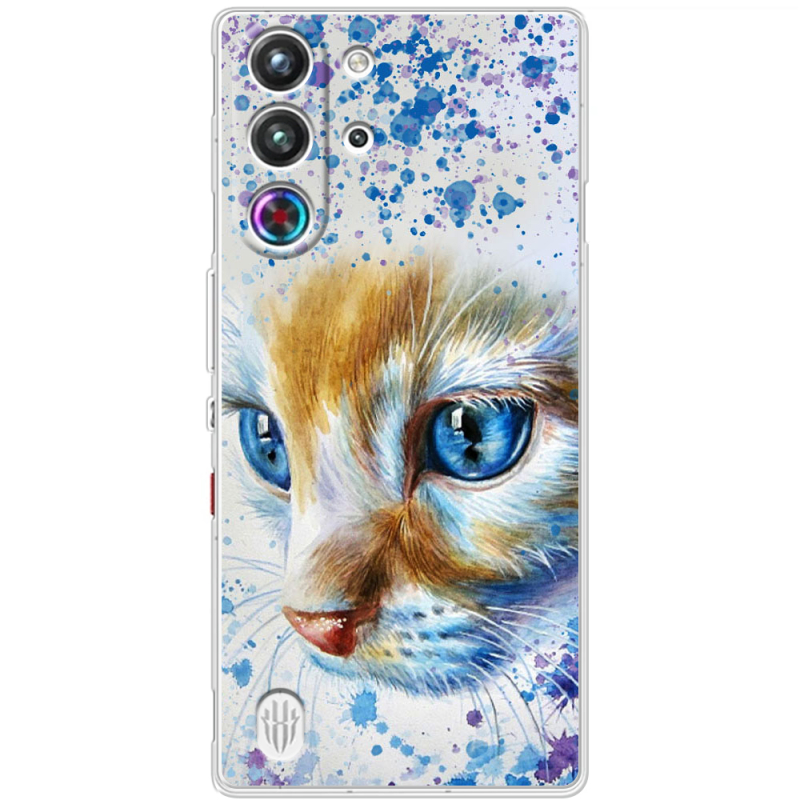 Чохол BoxFace Nubia RedMagic 10 Pro Голубоглазый Кот