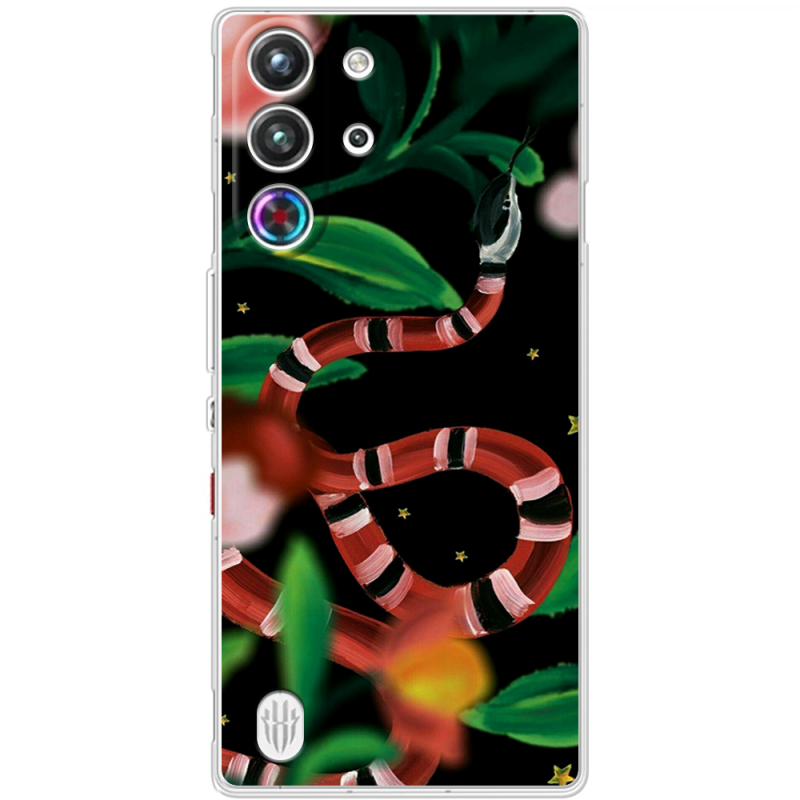 Чохол BoxFace Nubia RedMagic 10 Pro Red Snake
