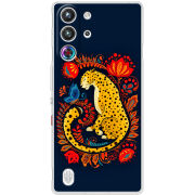 Чохол BoxFace Nubia RedMagic 10 Pro Petrykivka Leopard