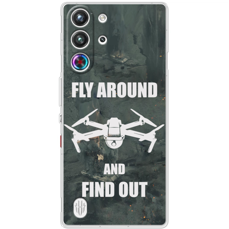 Чохол BoxFace Nubia RedMagic 10 Pro Дрон Fly Around