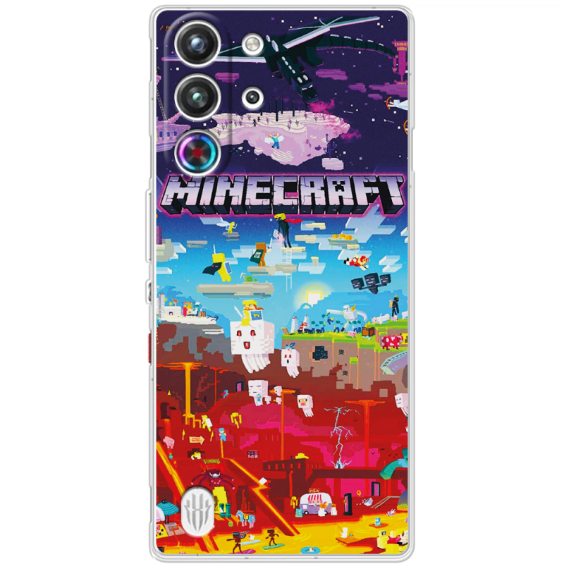 Чохол BoxFace Nubia RedMagic 10 Pro Minecraft World Beyond