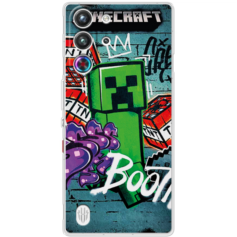 Чохол BoxFace Nubia RedMagic 10 Pro Minecraft Graffiti