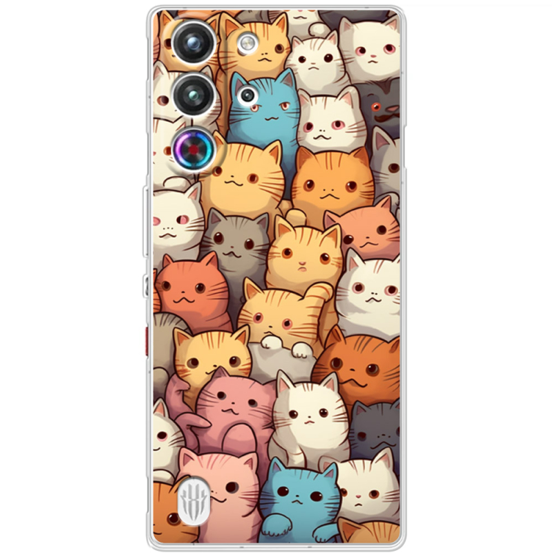 Чохол BoxFace Nubia RedMagic 10 Pro Котики муркотики