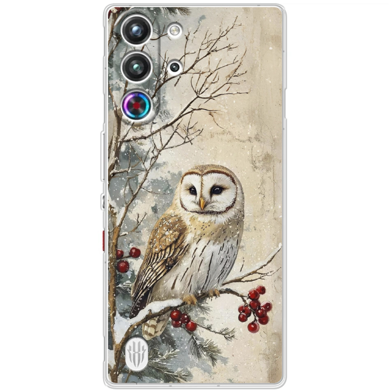 Чохол BoxFace Nubia RedMagic 10 Pro Christmas Owl