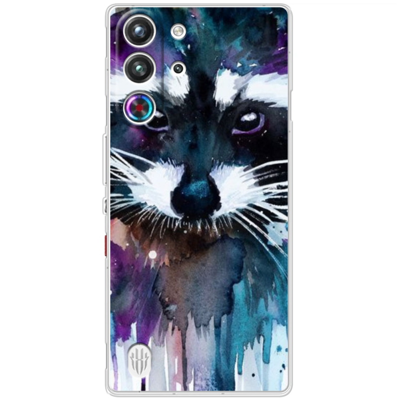 Чохол BoxFace Nubia RedMagic 10 Pro Акварельный енот