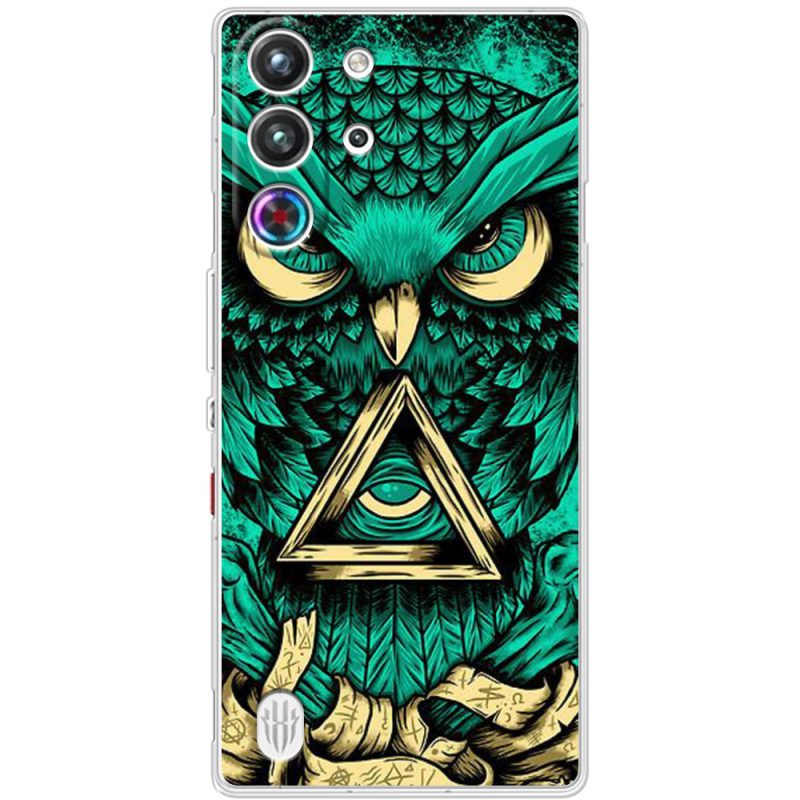 Чохол BoxFace Nubia RedMagic 10 Pro Masonic Owl