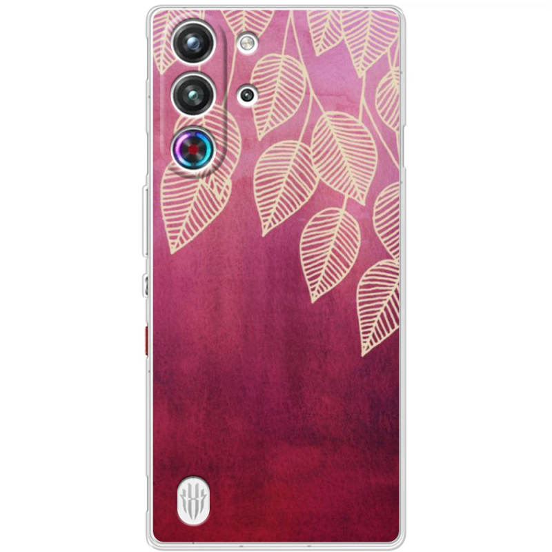 Чохол BoxFace Nubia RedMagic 10 Pro Gold Leaves