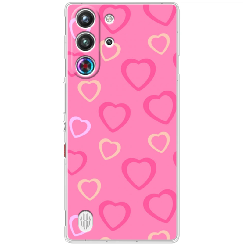 Чохол BoxFace Nubia RedMagic 10 Pro Sugar Hearts