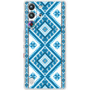 Чохол BoxFace Nubia RedMagic 10 Pro Блакитний Орнамент