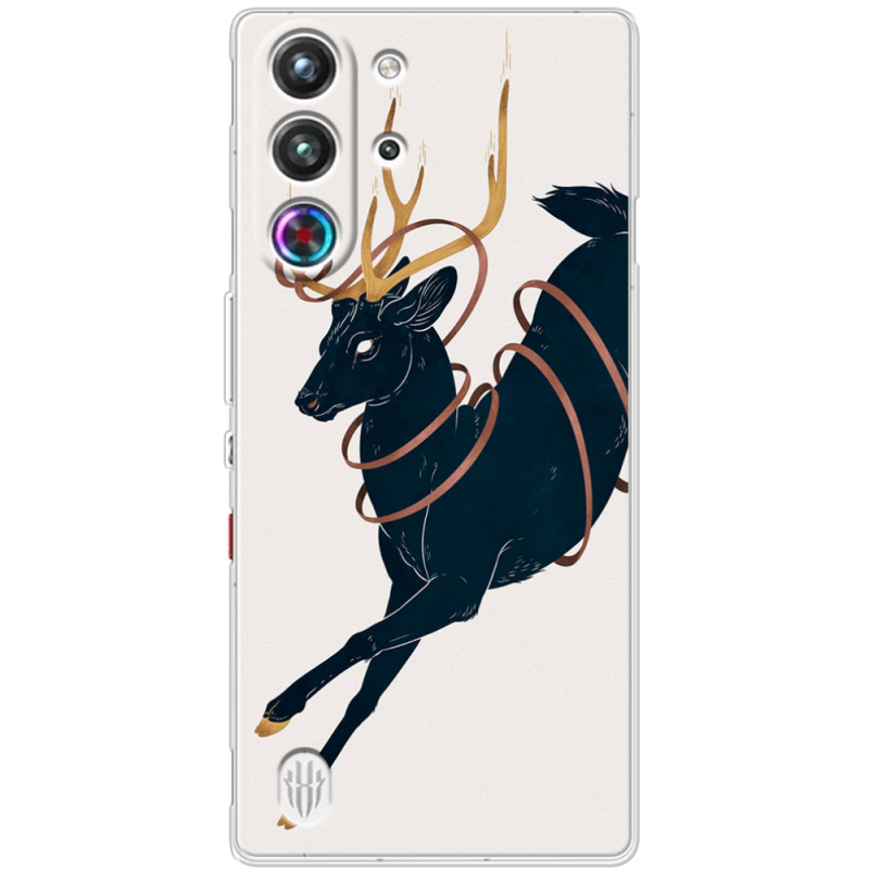 Чохол BoxFace Nubia RedMagic 10 Pro Black Deer