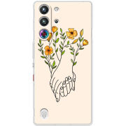 Чохол BoxFace Nubia RedMagic 10 Pro Flower Hands