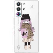 Прозорий чохол BoxFace Nubia RedMagic 10 Pro Winter Morning Girl