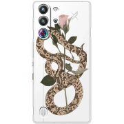 Прозорий чохол BoxFace Nubia RedMagic 10 Pro Glamor Snake