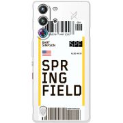 Прозорий чохол BoxFace Nubia RedMagic 10 Pro Ticket Springfield