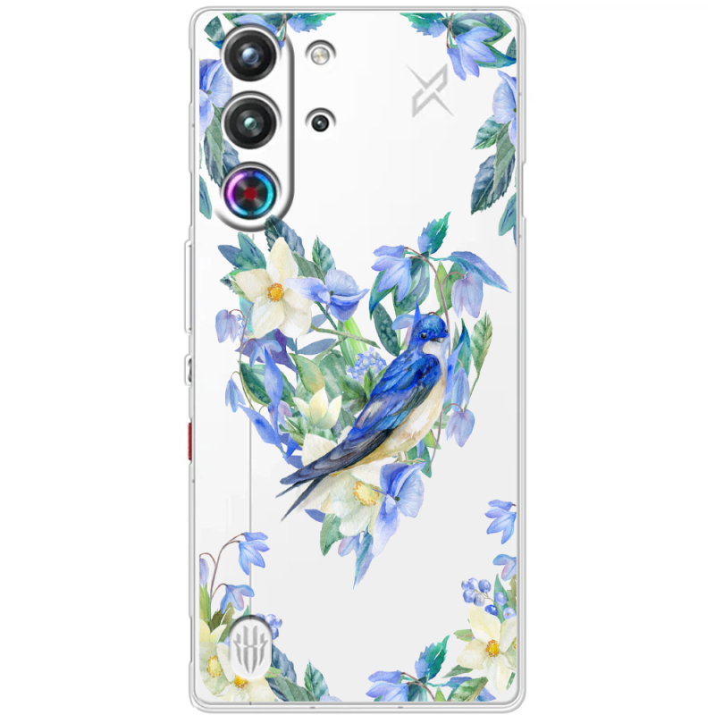 Прозорий чохол BoxFace Nubia RedMagic 10 Pro Spring Bird