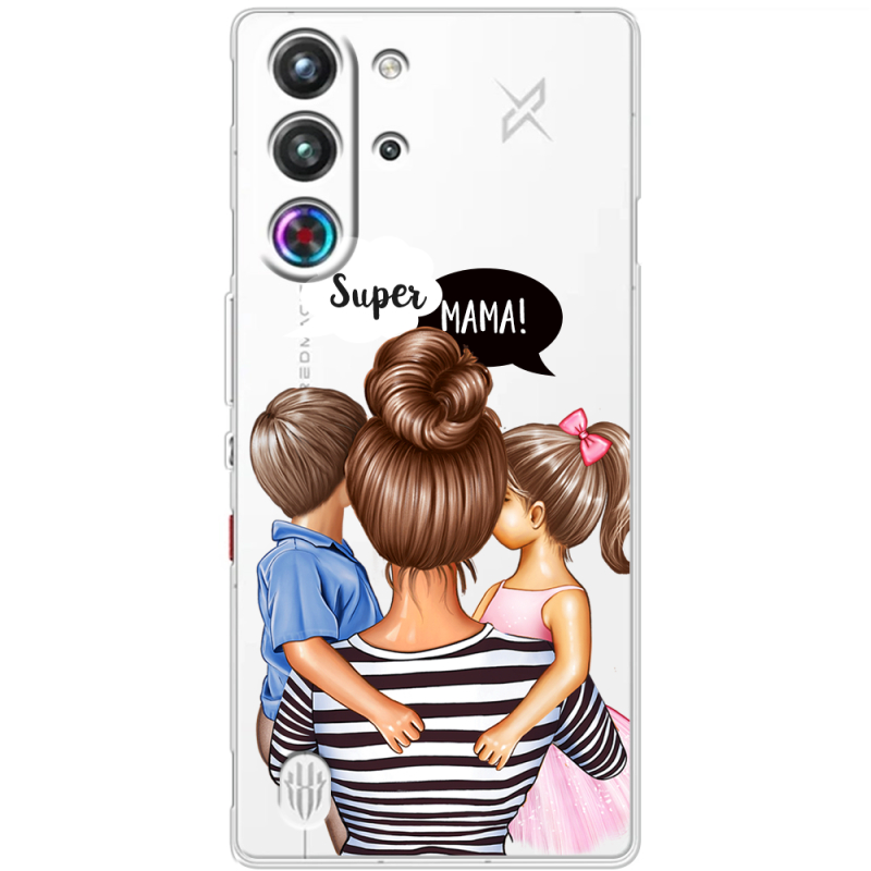 Прозорий чохол BoxFace Nubia RedMagic 10 Pro Super Mama