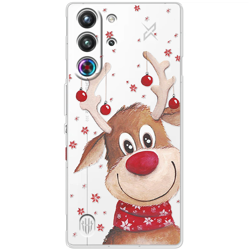 Прозорий чохол BoxFace Nubia RedMagic 10 Pro Winter Deer