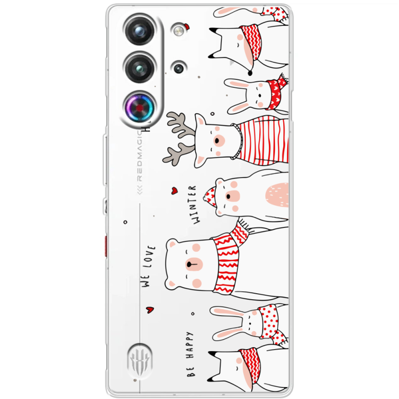 Прозорий чохол BoxFace Nubia RedMagic 10 Pro The Friendly Beasts