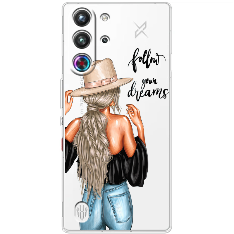 Прозорий чохол BoxFace Nubia RedMagic 10 Pro Follow Your Dreams