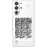 Прозорий чохол BoxFace Nubia RedMagic 10 Pro Blah Blah