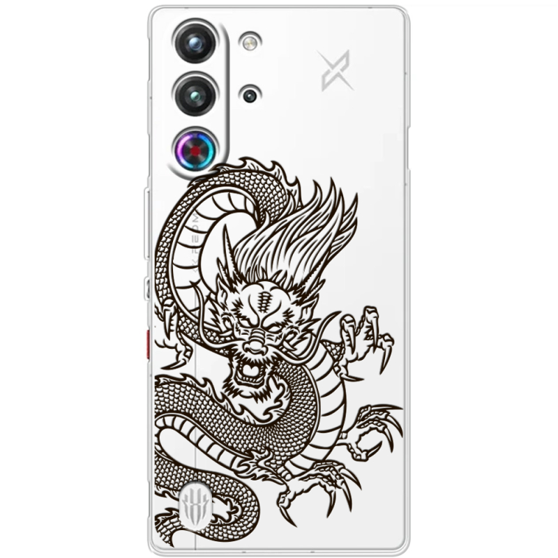 Прозорий чохол BoxFace Nubia RedMagic 10 Pro Chinese Dragon