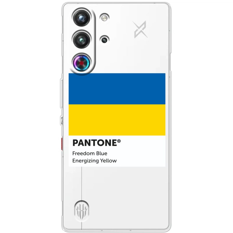 Прозорий чохол BoxFace Nubia RedMagic 10 Pro Pantone вільний синій