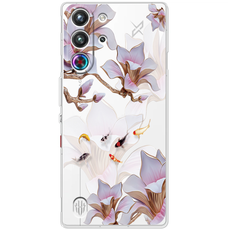 Прозорий чохол BoxFace Nubia RedMagic 10 Pro Chinese Magnolia